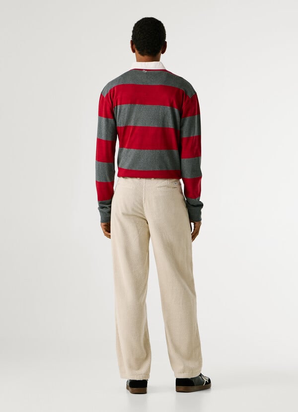 RELAXED FIT POPLIN CHINOS