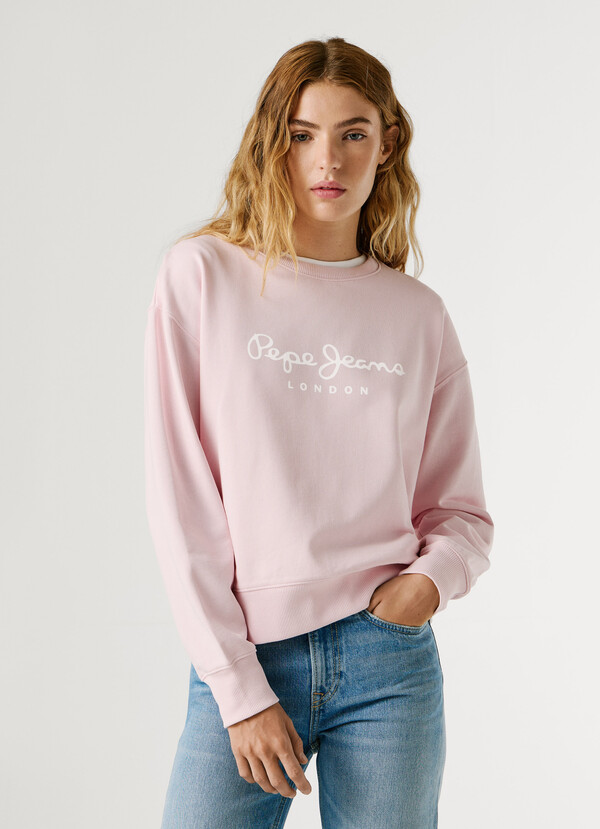 CREW NECK LOGO SWEATSHIRT