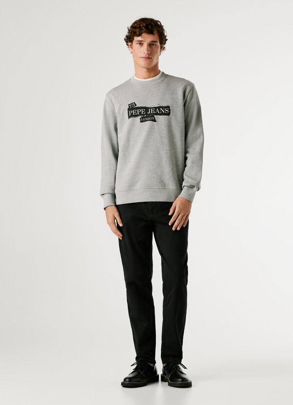 REGULAR FIT CREW NECK SWEATSHIRT