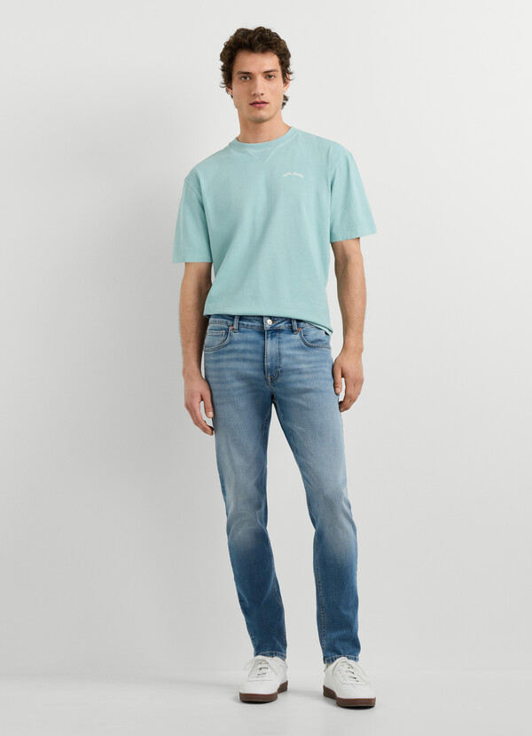 TAPER FIT MID-RISE JEANS - STANLEY