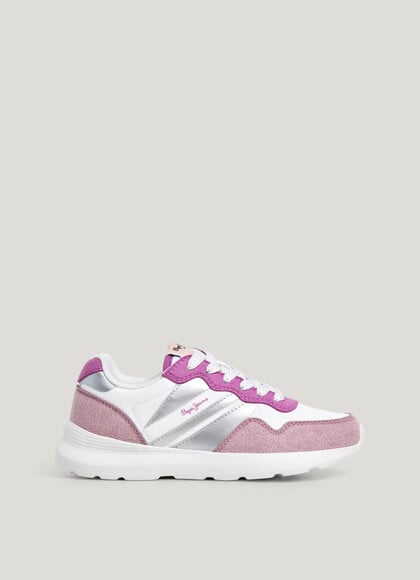 COMBINED TRAINERS WITH METALLIC DETAILS