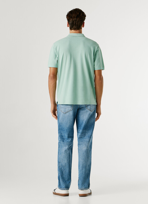 GARMENT DYED PIQUE POLO SHIRT