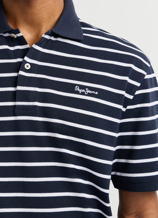 REGULAR FIT PIQU&Eacute; POLO