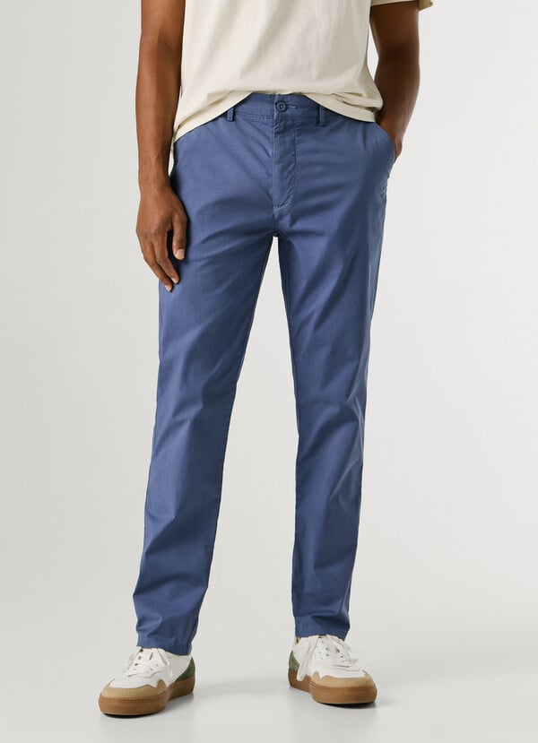 SLIM FIT CHINO TROUSERS