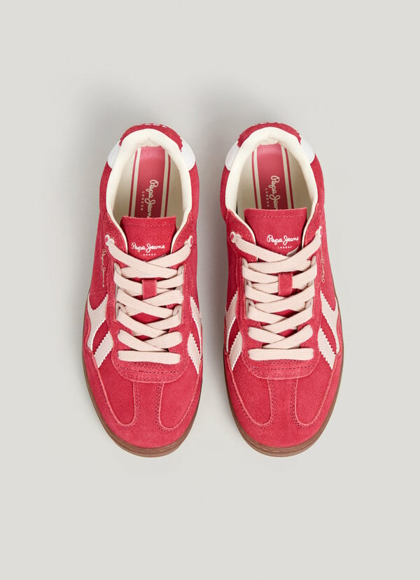 BALL - RETRO SUEDE TRAINERS 