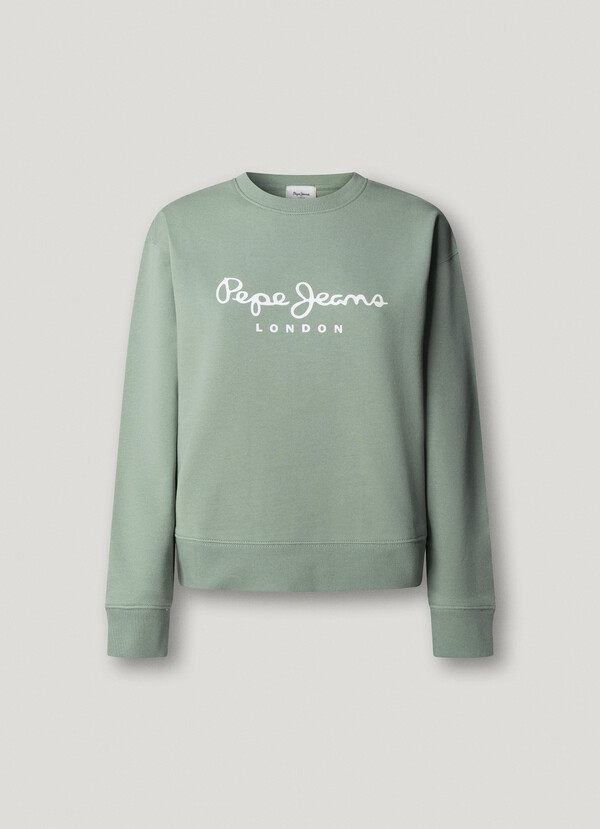 CREW NECK LOGO SWEATSHIRT