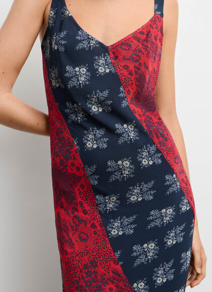 FLORAL PRINT MIDI DRESS