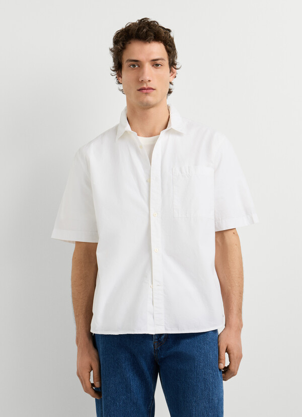 CASUAL FIT POPLIN SHIRT