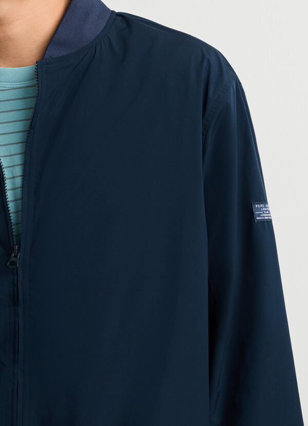 ZIP CLOSURE BOMBER JACKET
