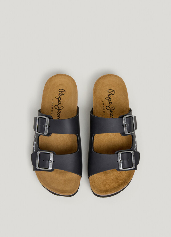SANDALS WITH DOUBLE BUCKLE