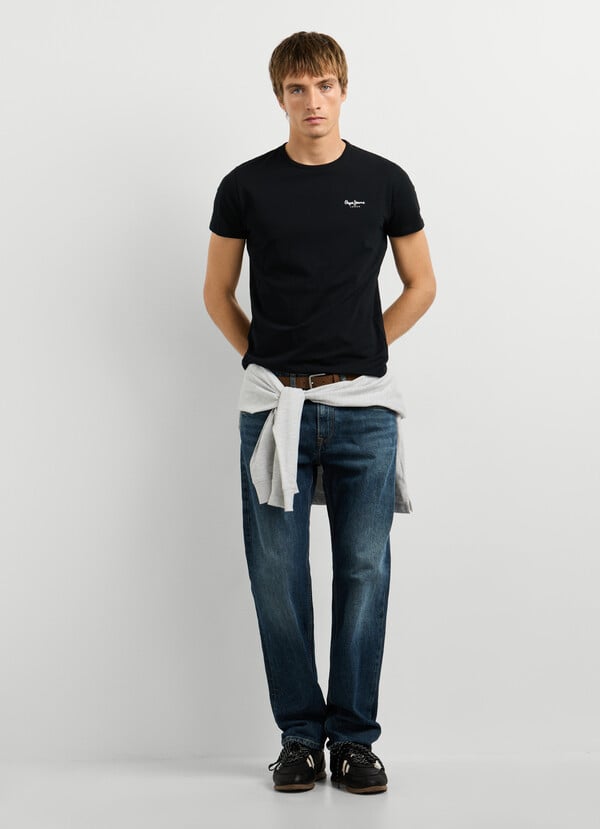 SLIM FIT LOGO PRINT T-SHIRT