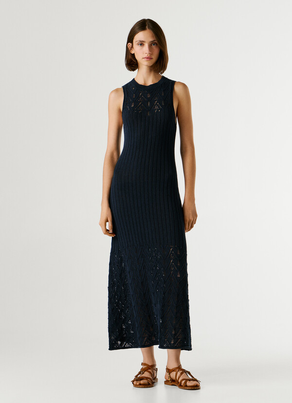 OPENWORK DETAIL MAXI DRESS