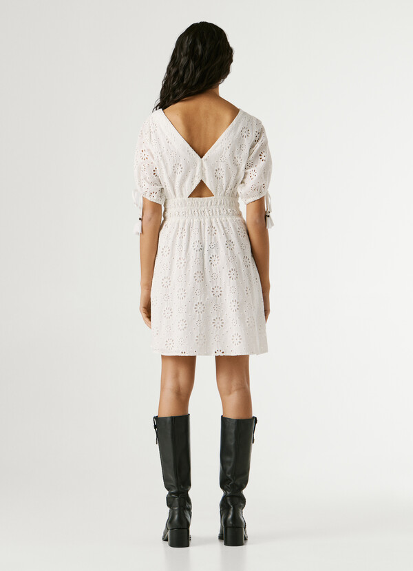 OPENWORK DETAIL MINI DRESS