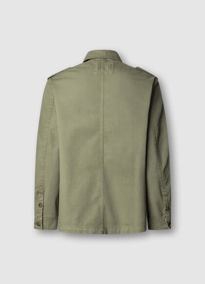 GARMENT DYED MILITARY JACKET