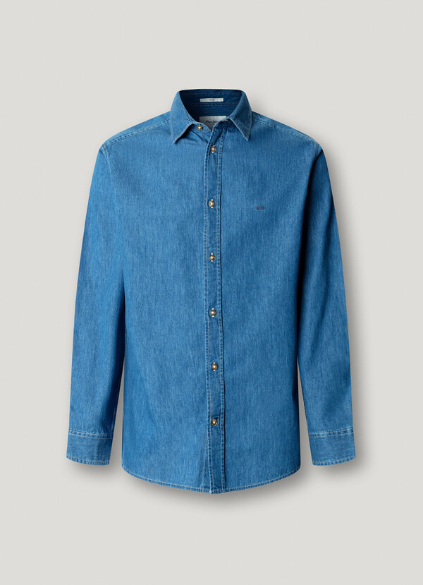 SLIM FIT DENIM SHIRT