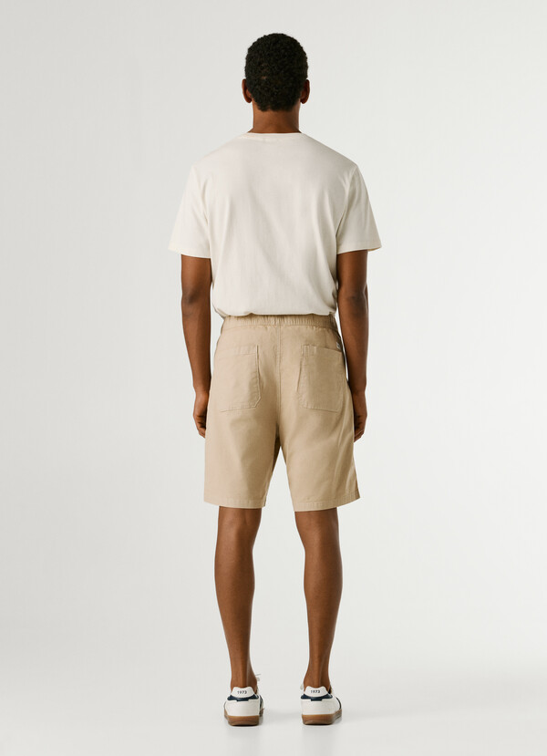 RELAXED FIT POPLIN SHORTS