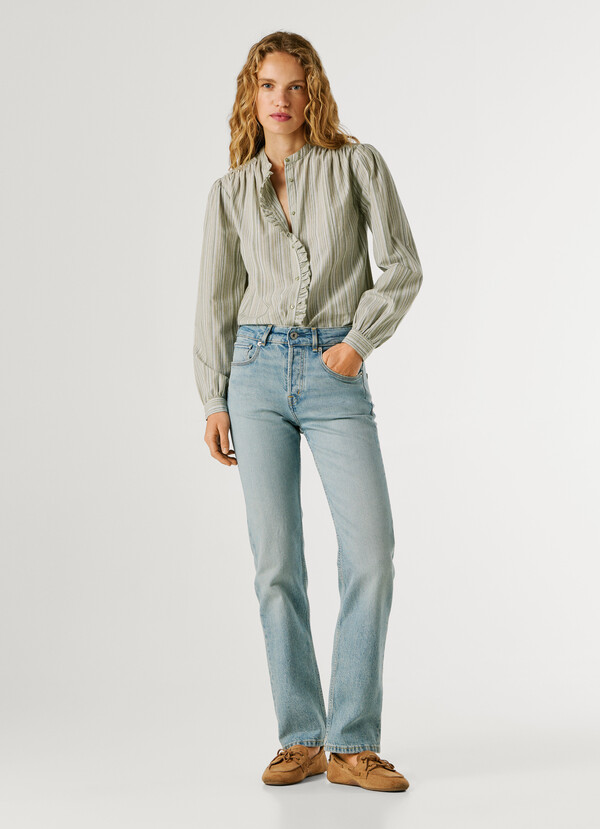 MID-RISE STRAIGHT FIT JEANS - ARROW