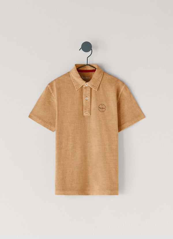 GARMENT DYED REGULAR FIT POLO