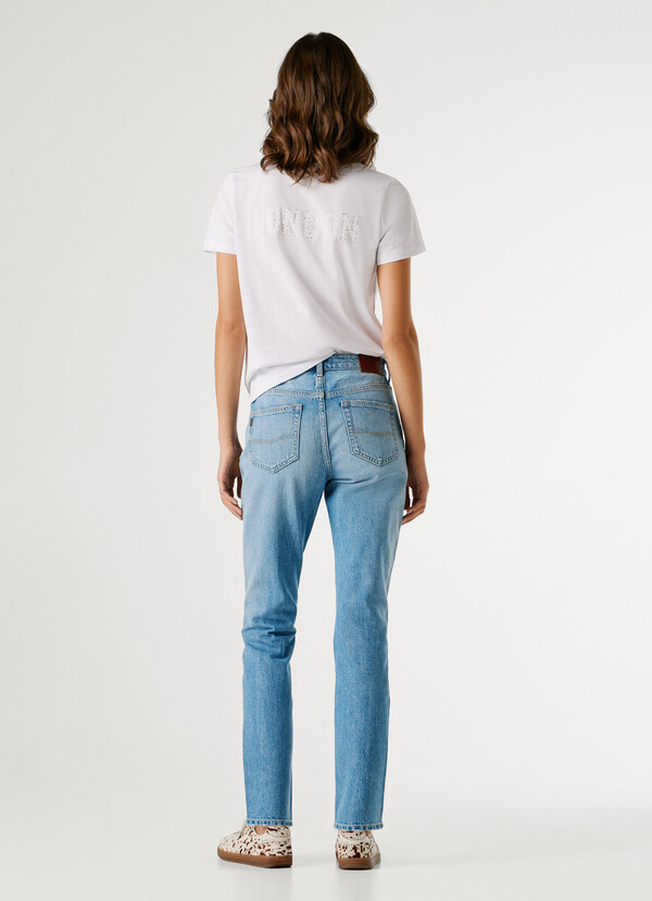 VIOLET - HIGH-RISE TAPER FIT JEANS