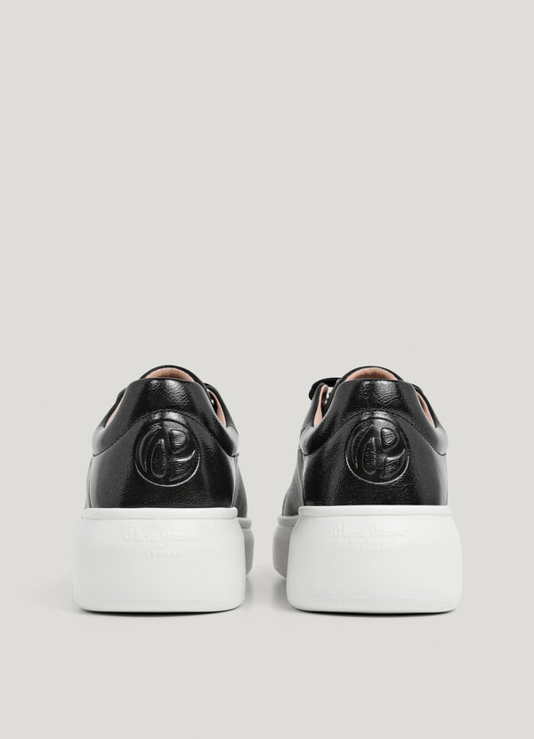 LEATHER TRAINERS WITH STUDS