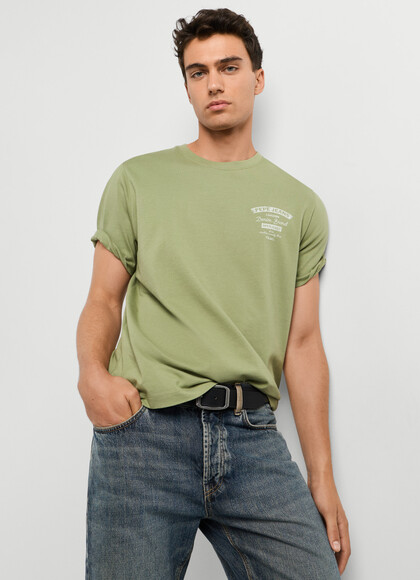 REGULAR FIT LOGO PRINT T-SHIRT