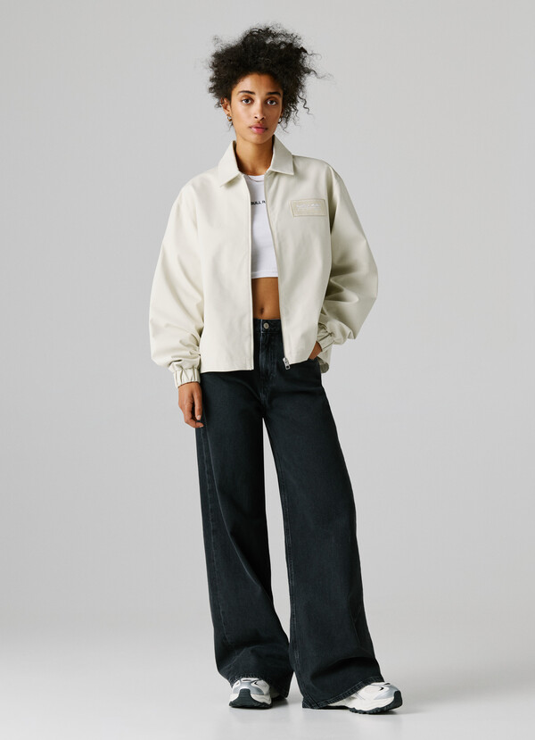 CANVAS BOMBER JACKET