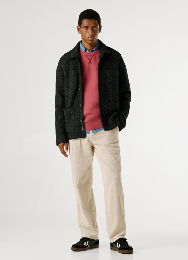 OVERSHIRT IN WOOL BLEND