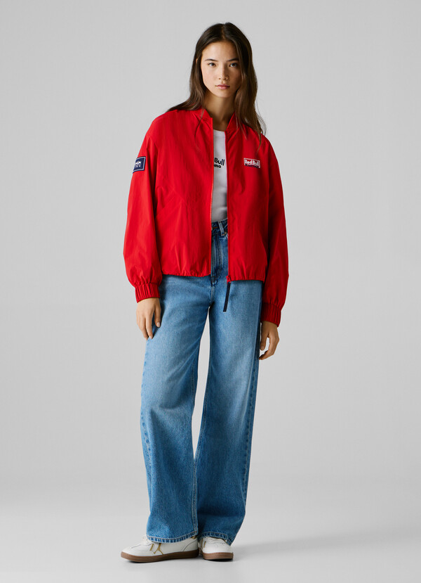 BACK PRINT BOMBER JACKET