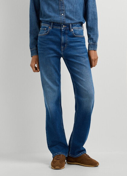 MID-RISE STRAIGHT FIT JEANS - ARROW