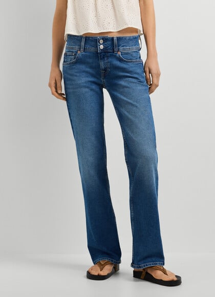 LOW-RISE STRAIGHT FIT JEANS - VENUS