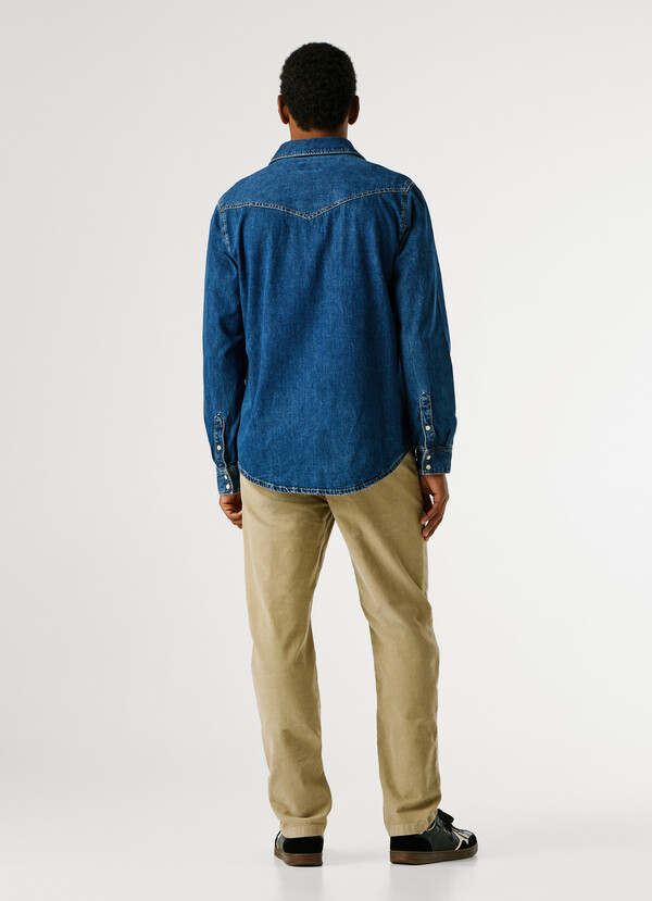 REGULAR FIT DENIM SHIRT