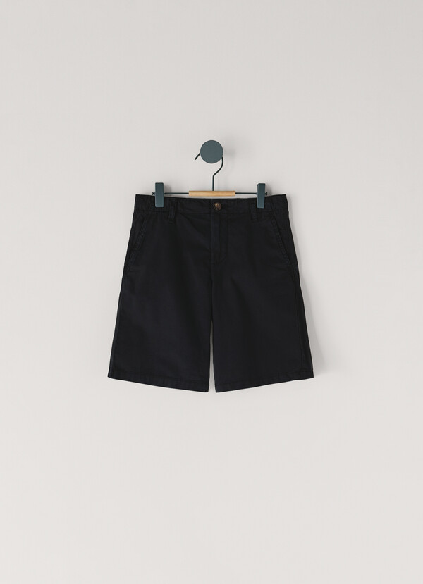 POPLIN CHINO SHORTS