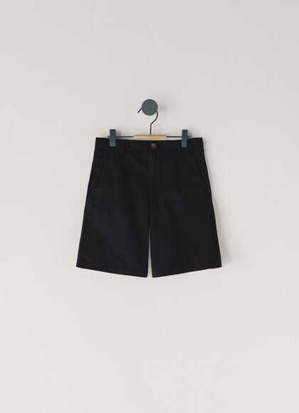 POPLIN CHINO SHORTS