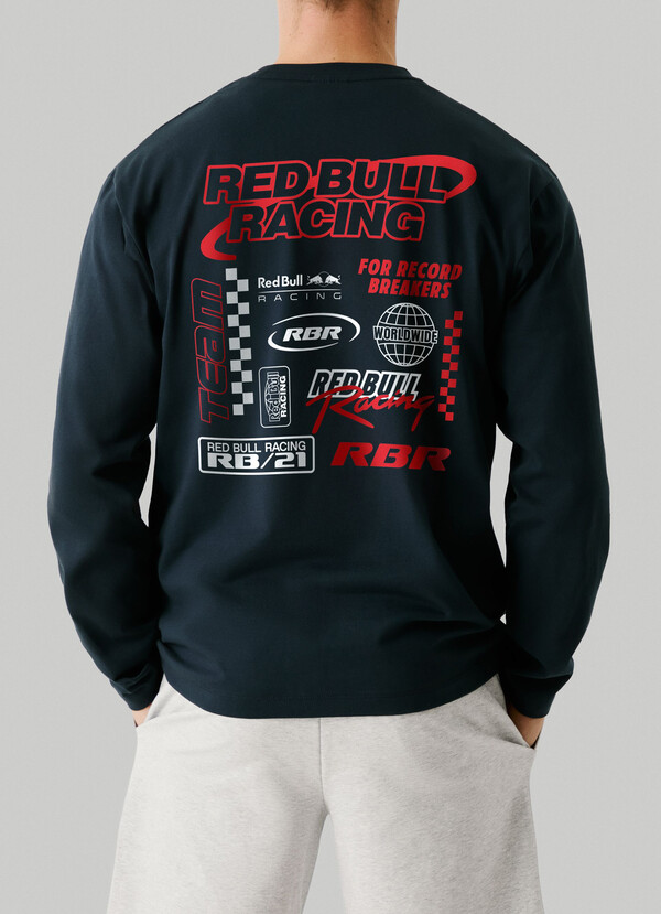 LONG-SLEEVED LOGO PRINT T-SHIRT