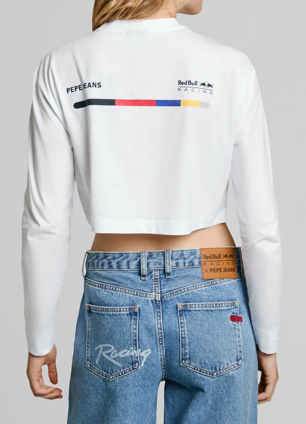 CROPPED FIT LONG-SLEEVE T-SHIRT