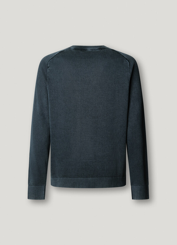 CREW NECK PIQU&Eacute; JUMPER