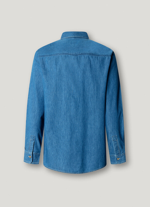 SLIM FIT DENIM SHIRT