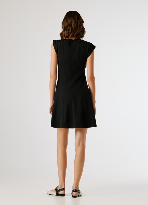 ASYMMETRIC MINI DRESS