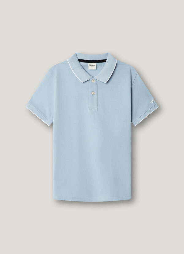 REGULAR FIT PIQU&Eacute; POLO