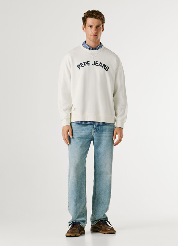 CREW NECK LOGO SWEATSHIRT