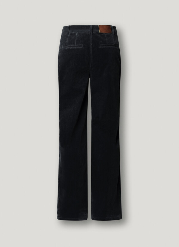 WIDE VELVET TROUSERS