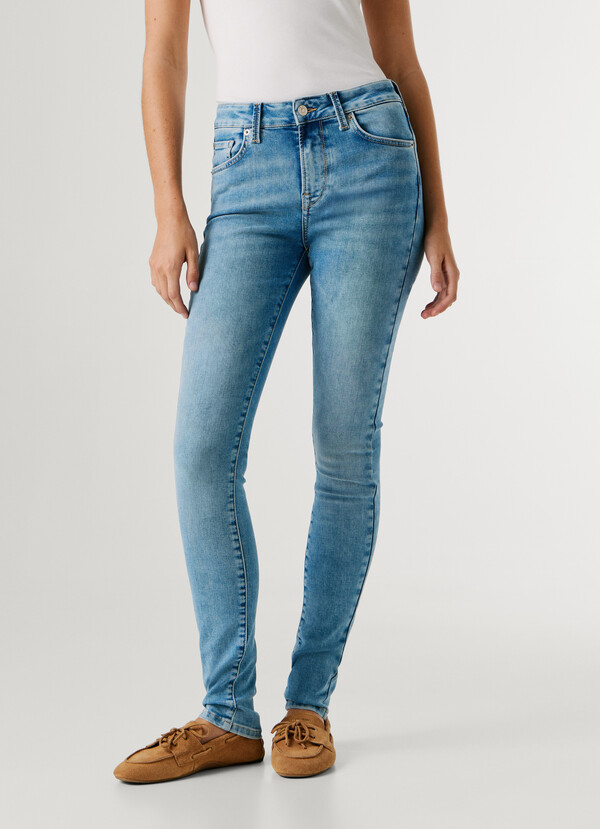 MID-RISE SKINNY FIT JEANS - REGENT