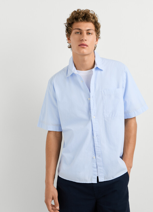 CASUAL FIT POPLIN SHIRT