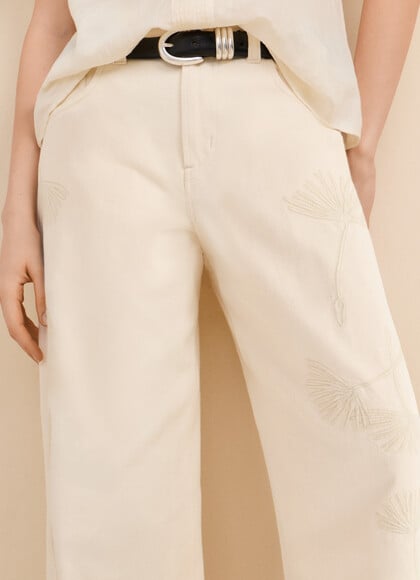 MID-RISE WIDE FIT JEANS - LINA
