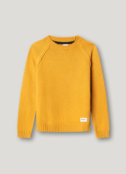 REGULAR FIT CREW NECK KNIT JUMPER
