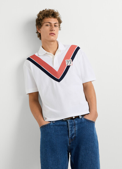 CASUAL FIT PIQU&Eacute; POLO SHIRT