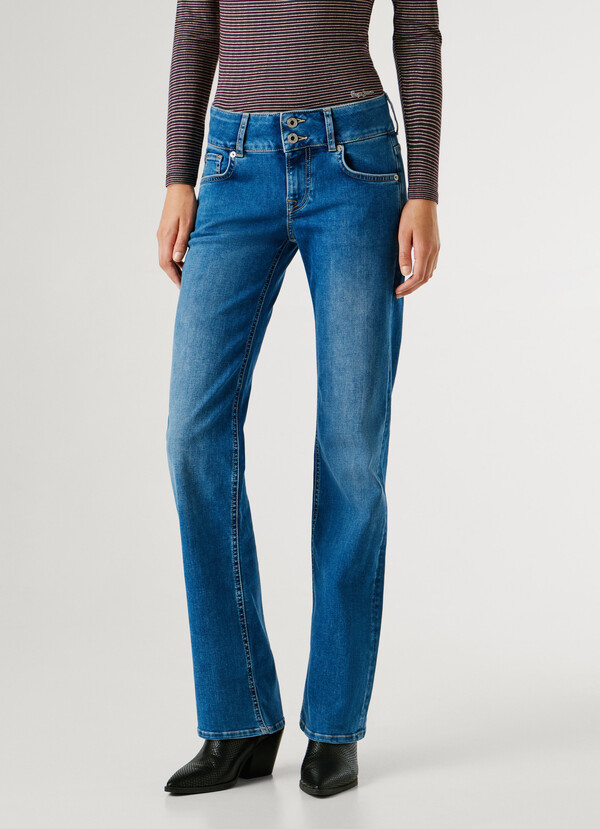 LOW-RISE STRAIGHT FIT JEANS - VENUS