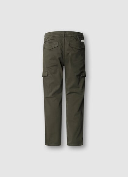 SLIM FIT CARGO TROUSERS