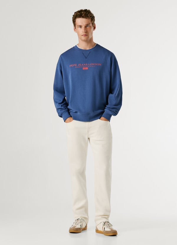 CREW NECK LOGO SWEATSHIRT