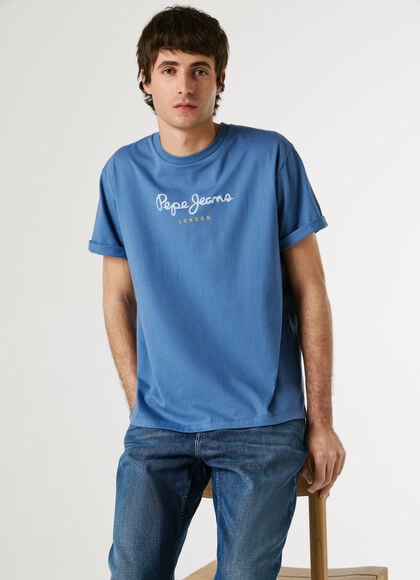 REGULAR FIT LOGO PRINT T-SHIRT